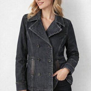 Vintage True Religion Wool Pea Coat L